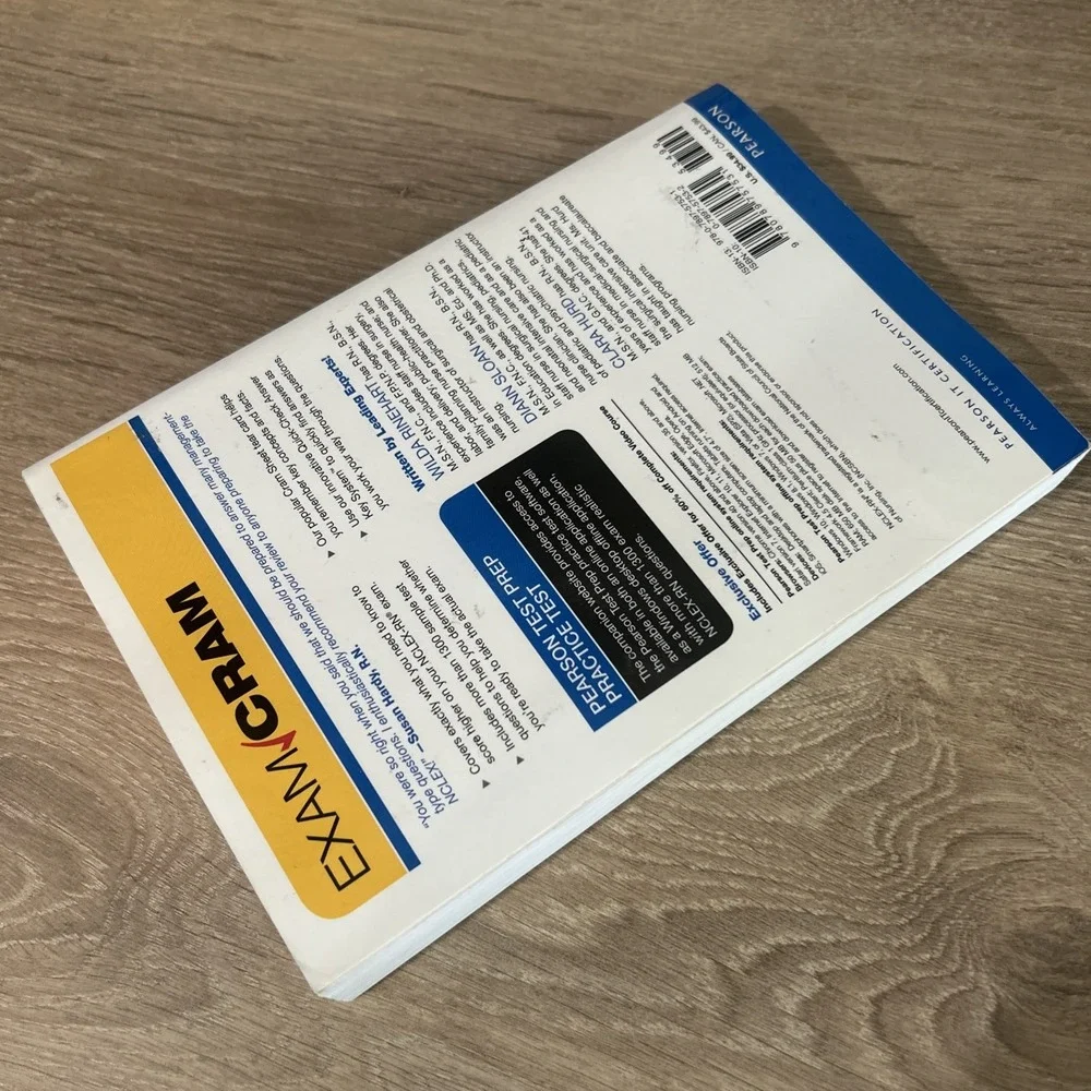 NCLEX-RN Practice Questions Exam Cram 5th Edition Paperback No CD